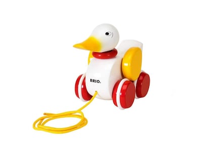 Foto 3 | Foto 3 | Tira De Madera De Pato Para Bebés Y Niños Pequeños De Toy Brio Con Solapas En Forma De W - Venta Internacional.