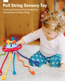 Foto 2 | Foto 2 | Cordón De Silicona Sensory Toys Hahaland Para Niños Mayores De 18 Meses - Venta Internacional.