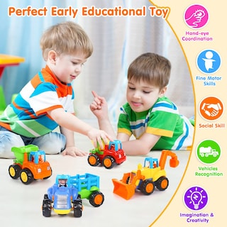 Foto 3 | Foto 3 | Coches Toy Orwine Con Motor De Fricción Por Inercia Para Niños Pequeños De 18 M O Más, 4 Unidades - Venta Internacional.