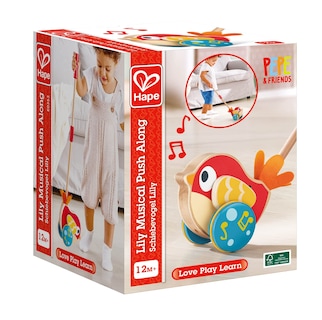 Foto 3 | Foto 3 | Juguete Push Along Hape Lilly Multicolor Con Música De 56 Cm - Venta Internacional.