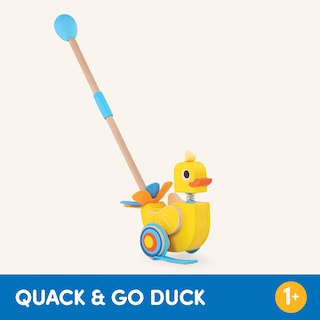 Foto 5 | Foto 5 | Push Toy Battat Waddling De Madera Para Pasear Y Solapas Para Patos, 12 M O Más - Venta Internacional.