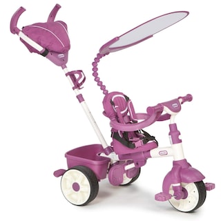 Foto 3 | Foto 3 | Trike Ride On Little Tikes, Edición Deportiva 4 En 1, Color Rosa Y Morado - Venta Internacional.
