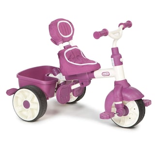 Foto 5 | Foto 5 | Trike Ride On Little Tikes, Edición Deportiva 4 En 1, Color Rosa Y Morado - Venta Internacional.