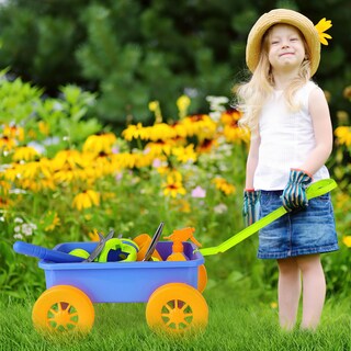 Foto 3 | Foto 3 | Set De Jardinería Deao Kids Garden Wagon Wheelbarrow Con 10 Accesos. - Venta Internacional.