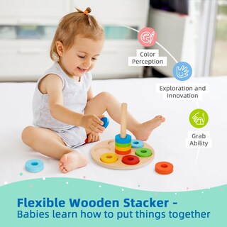 Foto 6 | Foto 6 | Venta Internacional - Set De Aprendizaje 8 En 1 De Montessori Toys Tookyland Para Niños De 1 Año