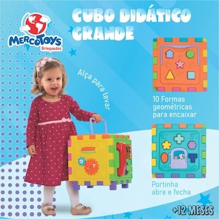Foto 6 | Foto 6 | Venta Internacional - Cubo Didáctico Mercotoys De Gran Tamaño
