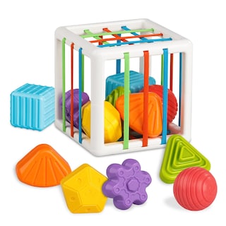 Foto 1 | Foto 1 | Venta Internacional - Clasificador Con Forma De Aprilwolf De Montessori Toys, 12 A 18 Meses, Con Papelera