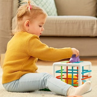 Foto 2 | Foto 2 | Venta Internacional - Clasificador Con Forma De Aprilwolf De Montessori Toys, 12 A 18 Meses, Con Papelera