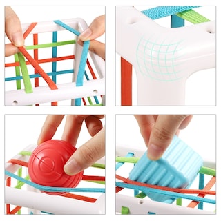 Foto 4 | Foto 4 | Venta Internacional - Clasificador Con Forma De Aprilwolf De Montessori Toys, 12 A 18 Meses, Con Papelera