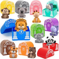 Venta Internacional - Juguete Didáctico Aigybobo Safari Animals Para Niños De 1 A 3 Años Con 20