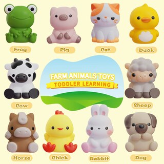 Foto 2 | Foto 2 | Venta Internacional - Juguete De Aprendizaje Farm Animal Finger Puppets Para Niños De 1 A 3 Años
