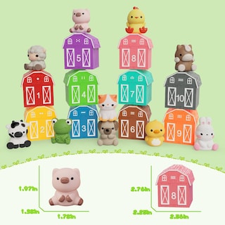 Foto 3 | Foto 3 | Venta Internacional - Juguete De Aprendizaje Farm Animal Finger Puppets Para Niños De 1 A 3 Años