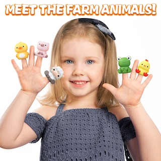 Foto 5 | Foto 5 | Venta Internacional - Juguete De Aprendizaje Farm Animal Finger Puppets Para Niños De 1 A 3 Años