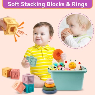 Foto 2 | Foto 2 | Venta Internacional - Set De Cubos Sensoriales Montessori De Juguete Para Bebés De 6 A 12 Meses