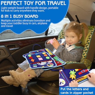 Foto 4 | Foto 4 | Juguetes Sensoriales Montessori Busy Board Esjay Para Niños Pequeños De 1 A 4 Años - Venta Internacional.