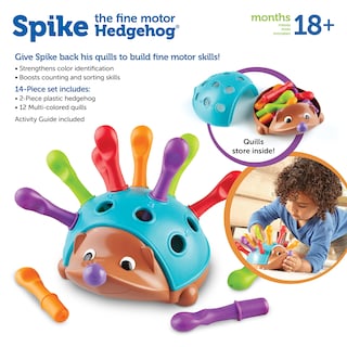 Foto 6 | Foto 6 | Juguete Didáctico Para Niños Pequeños, Recursos De Aprendizaje, Spike Hedgehog - Venta Internacional.