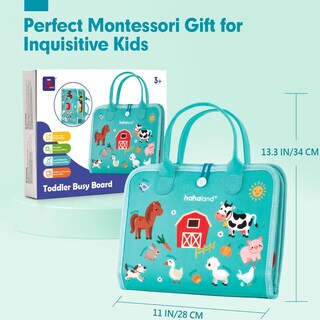 Foto 7 | Foto 7 | Animales De Granja Busy Board Hahaland Para Niños Pequeños De Más De 3 Años - Venta Internacional.