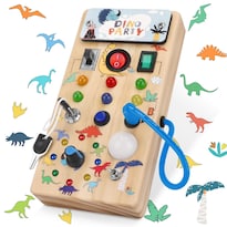 Busy Board Hoarosall Dinosaur Con 8 Interruptores Led Durante Más De 1 Año - Venta Internacional.