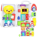 Bqu Montessori Busy Board Con Música Bilingüe Para Más De 20 Actividades - Venta Internacional.