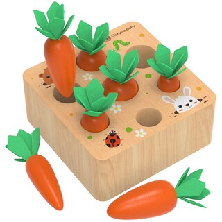 Foto 1 | Foto 1 | Juego Montessori Toy Kmtjt Carrot Harvest Para Niños De 1 A 3 Años - Venta Internacional.