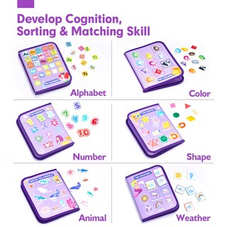 Foto 4 | Foto 4 | Busy Board Hahaland Montessori Toys Para Niña De 3 Años, 7 En 1 - Venta Internacional.