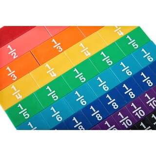Foto 4 | Foto 4 | Baldosas de Fracciones de Plástico Arcoíris Hand2mind 15 Juegos de 51 - Venta Internacional