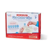 Fine Motor Clips Hand2mind Learn My Letters Para Niños En Edad Preescolar - Venta Internacional.