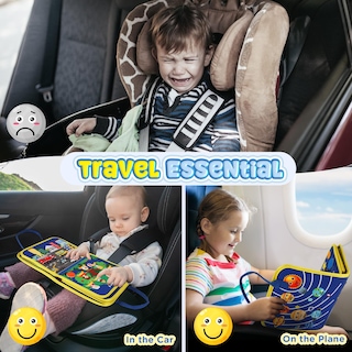 Foto 4 | Foto 4 | Juguetes Montessori Urmywo De Busy Board Para Niños De 1 A 4 Años Con 12 Actividades - Venta Internacional.
