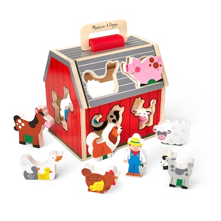 Foto 1 | Foto 1 | Granero De Clasificación De Juguetes Melissa & Doug De Madera Con 10 Piezas De Granja - Venta Internacional.