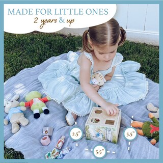 Foto 4 | Foto 4 | Clasificador De Formas Que Los Niños Prefieren Beatrix Potter Peter Rabbit Wood - Venta Internacional.