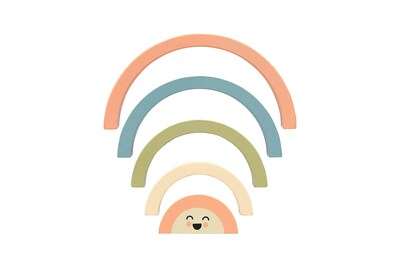 Foto 2 | Foto 2 | Juguete Apilable Rainbow Pearhead De Madera Para Bebés De 1 Año O Más - Venta Internacional.