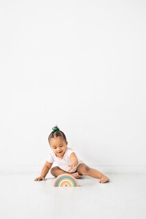 Foto 5 | Foto 5 | Juguete Apilable Rainbow Pearhead De Madera Para Bebés De 1 Año O Más - Venta Internacional.