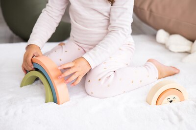 Foto 6 | Foto 6 | Juguete Apilable Rainbow Pearhead De Madera Para Bebés De 1 Año O Más - Venta Internacional.