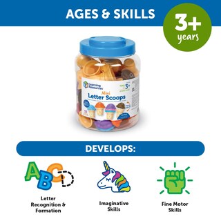 Foto 5 | Foto 5 | Juguetes De Aprendizaje Preescolar, Recursos De Aprendizaje, Minicucharas Con Letras - Venta Internacional.