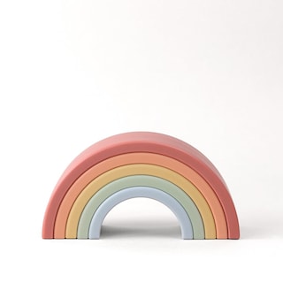 Foto 1 | Foto 1 | Stacker Toy Itzy Rainbow Con Cuerda Mano-ojo De 5 Arcos - Venta Internacional.