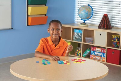 Foto 4 | Foto 4 | Baldosas Cuadradas De Plástico De Colores Hand2mind De Math Manipulatives - Venta Internacional.