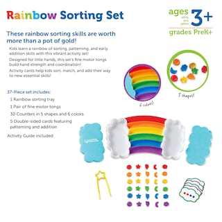 Foto 5 | Foto 5 | Set De Clasificación Learning Resources Rainbow 37 Piezas Para Mayores De 3 Años - Venta Internacional.
