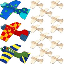 Maqueta De Avión De Madera Diy, Sin Terminar, 16 Piezas Para Niños - Venta Internacional.