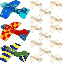 Maqueta De Avión De Madera Diy, Sin Terminar, 16 Piezas Para Niños - Venta Internacional.