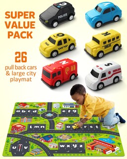 Foto 2 | Foto 2 | Alphabet Maze Coogam Con 26 Alfombrillas Plegables Para Coche Y Juegos, De 3 A 5 Años - Venta Internacional.