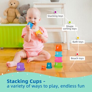 Foto 3 | Foto 3 | Set De Aprendizaje 8 En 1 De Montessori Toys Tookyland Para Niños De 1 Año - Venta Internacional.