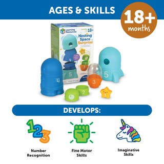 Foto 5 | Foto 5 | Toy Learning Resources Nesting Space Surprise A Partir De 18 Meses - Venta Internacional.
