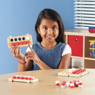 Foto 4 | Foto 4 | Ten Frame Boards Hand2mind Foam Reken Rods Para Niños - Venta Internacional.