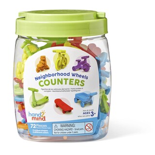 Foto 5 | Foto 5 | Counters Hand2mind Neighborhood Wheels Para Niños, Matemáticas - Venta Internacional.