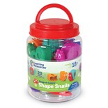 Toy Learning Resources Con Forma De Caracoles Snap-n-learn, 20 Unidades - Venta Internacional.
