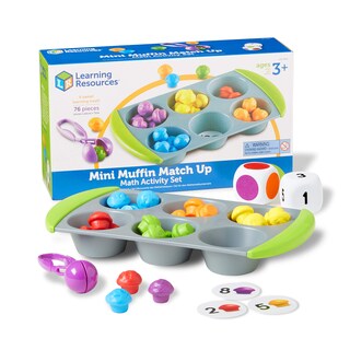 Foto 1 | Foto 1 | Set De Actividades Matemáticas Learning Resources Mini Muffin Match, 76 Unidades - Venta Internacional.