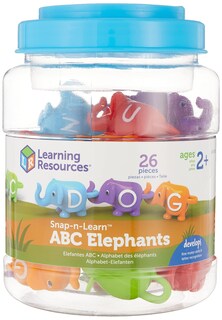 Foto 1 | Foto 1 | Recursos Educativos Para Aprender Sobre Juguetes Snap-n-learn Abc Elephants - Venta Internacional.