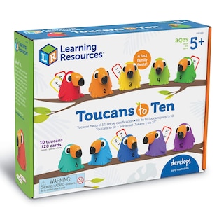 Foto 6 | Foto 6 | Juego De Clasificación Tucans To 10 Toy Learning Resources Para Más De 5 Años - Venta Internacional.