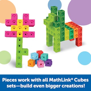 Foto 2 | Foto 2 | Conjunto De Actividades Matemáticas Mathlink Cubes Para Jardín De Infantes | Mathtastics - Venta Internacional.