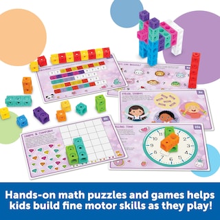 Foto 4 | Foto 4 | Conjunto De Actividades Matemáticas Mathlink Cubes Para Jardín De Infantes | Mathtastics - Venta Internacional.